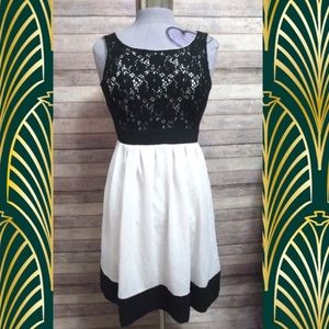 Cato Black and White Dress🖤🤍